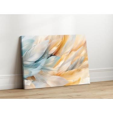 Imagem de Quadros Decorativos Sala Abstrato Suave 130x90 Linha Premium IMpresso 