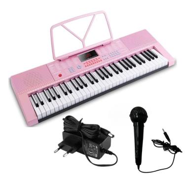 Imagem de Teclado Piano Musical 61 Teclas Sensitivas M-T3280PK MXT