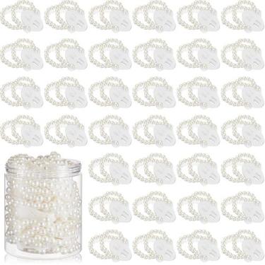 Imagem de Pulseira Corsage, 64 peças, elásticos de pérolas - Hicarer