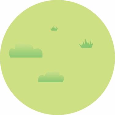 Imagem de Tapete em Lona Redondo Fazendinha Animais e Celeiro Rosa - Fabrika de 