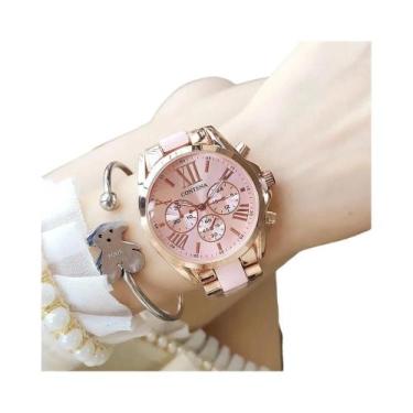 Imagem de Relógio De Pulso Feminino De Quartzo Em Aço Inoxidável Elegante, Luxuo