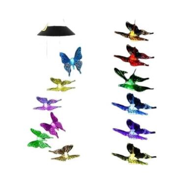 Imagem de Luz Solar LED À Prova d'Água Com Efeito De Mudança De Cor, Sino De Ven