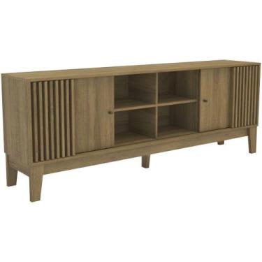 Imagem de Rack Mademovel Montreal Até 72" MDP 15mm 66,5 x 180 x 36 cm, MEL