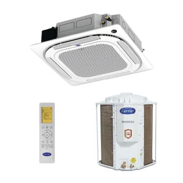 Imagem de Ar condicionado Split Cassete 4 vias XPower Inverter Carrier 36.000 Btus Frio 220v R-32