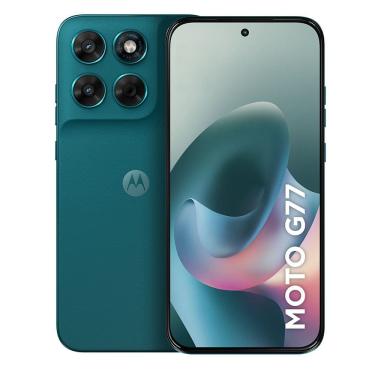 Imagem de Smartphone Motorola Moto G77 5G - 256GB 24GB (8GB RAM + 16GB RAM Boost) camera 108MP Ultra-Pixel, tela 1.5K extreme Amoled 120hz, ultrarresistente