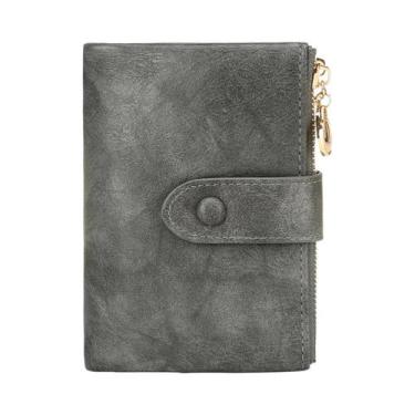 Imagem de Carteira Feminina Minimalista De Grande Capacidade, Com Três Camadas, 