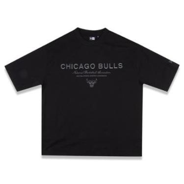 Imagem de CAMISETA NEW ERA REGULAR CHICAGO BULLS NBA PRETO-Masculino