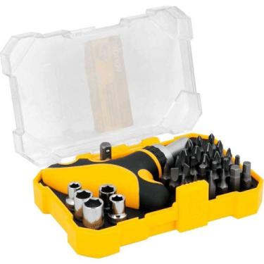 Imagem de Jogo de Bits/ponteiras, com 32 Peças, Encaixe Sextavado de 1/4", Vonde