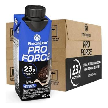 Imagem de Piracanjuba Whey 23g Pro Force Bebida Láctea Uht Zero Lactose Caixa 12