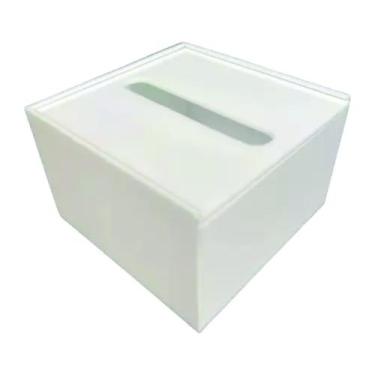 Imagem de Caixa Para Papel Higiênico Interfolhado - Rick Acrilicos, Branco