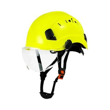 Imagem de Capacete De Segurança Para Construção Certificado ANSI CE Com Óculos D