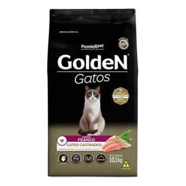 Imagem de Ração Golden Gatos Adultos Castrados Sabor Frango 10kg - Congratulatio