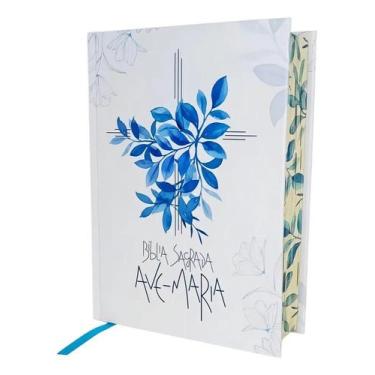 Imagem de Bíblia Feminina Sagrada Católica Ave Maria Capa Dura Florida - Congrat