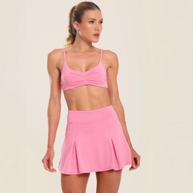 Imagem de Short Saia Sand Rosa Spring Pink Poliamida Soft Donna Carioca-Feminino