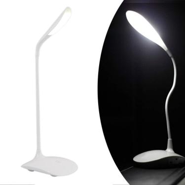 Imagem de Luminária USB Luz LED Articulada com Pescoço Flexível Iluminação Direcionada Portátil B...
