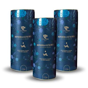 Imagem de Kit 3 Lava Roupas Líquido Ultra Concentrado Riviera Luxury 1L