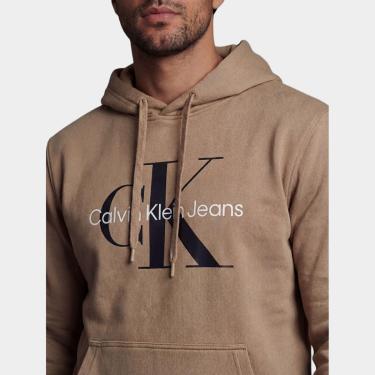Imagem de Moletom Calvin Klein CKJ Monograma Capuz Masculino-Masculino