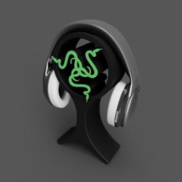 Imagem de Suporte Fone Ouvido Mesa Headset Gamer RAZER com e sem fio pc Universa