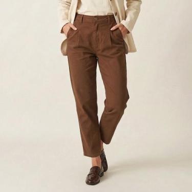 Imagem de Calça Jeans Color Lola Mom - Bloom, Marrom frio, 38