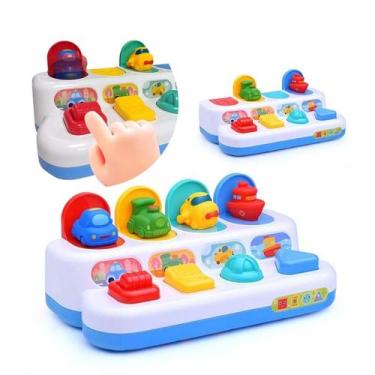 Imagem de Brinquedo Infantil Esconde Bichos Veículos Bebê Educativo - Guta Guti,