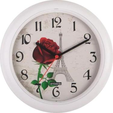 Imagem de Relógio de Parede com Tema Flores, funcional e decorativo - Ambiente b