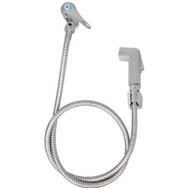 Imagem de Ducha Higiênica Bidê Lavabo Flexível Banheiro Acabamento Cromado Corpo