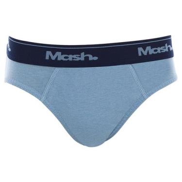 Imagem de Cueca Slip Infantil Algodão Mash - 193.01, Azul claro, P