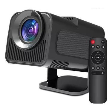 Imagem de Projetor Hy320 2025 Wifi Hd 390 Ansi Android Tv Smart Cor Preto Hy 320