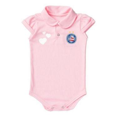Imagem de Body Bahia Bebe Recem Nascido Branco Ou Rosa Oficial Nota - Rosa - M (
