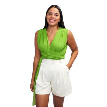 Imagem de Body Feminino Chifon - Rabbitohs, G, Verde