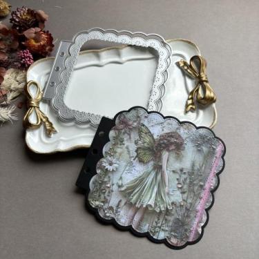 Imagem de Matriz de Corte em Metal LZBRDY Moldura Rendada 13 x 12 cm
