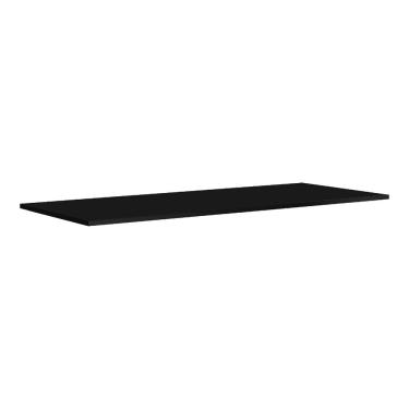 Imagem de Tampo para Balcão de Cozinha Flat 1 Porta 1 Prateleira MDP 15mm 160cm Preto Desk Design