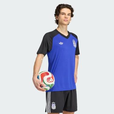 Imagem de Camisa Adidas Argentina Pré-Jogo II 2026 Azul, EEG