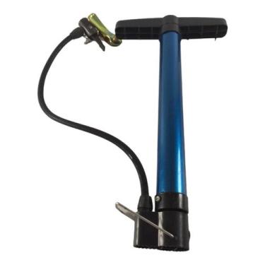 Imagem de Bomba de ar bicicleta aluminio pneu bola com suporte - TOP RIO