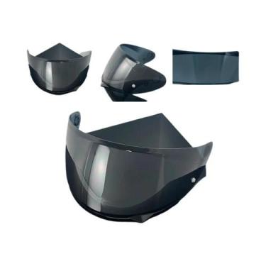 Imagem de Visor De Capacete De Motocicleta Durável, À Prova De Vento E Com Prote