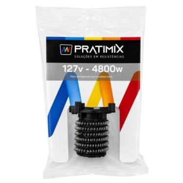 Imagem de Resistência Tipo F Para Torneira Elétrica Elegance 4t 127v 4800w - Pra