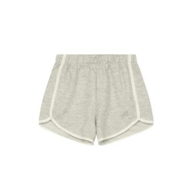 Imagem de Shorts infantil menina em moletinho Brandili, 8, Cinza