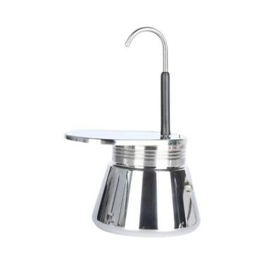 Imagem de Cafeteira Expresso Mini De Aço Inoxidável Para 1/4 Xícaras, Cafeteira 