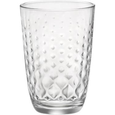 Imagem de Copo Glit Bormioli Rocco 12x8x8cm Vidro Transparente 395ml 6pçs Bebida