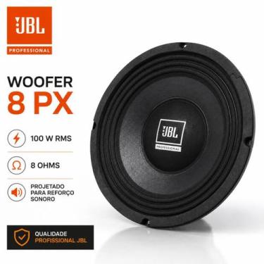 Imagem de Woofer JBL 8 PX 8 Polegadas 100W RMS 8 Ohms AltoFalante Profissional p