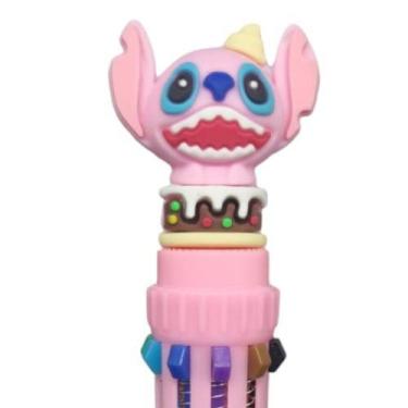 Imagem de 01 Caneta 10 Cores Lilo & Stitch Esferográfica - NICE, ROSA
