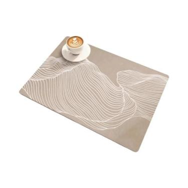 Imagem de Tapete De Secagem De Louça Super Absorvente Antiderrapante Moderno Min