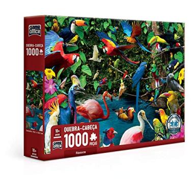 Imagem de Pássaros - Quebra-cabeça - 1000 peças, Toyster Brinquedos, Multicor