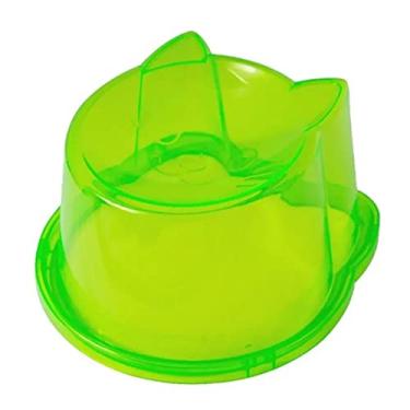 Imagem de Comedouro Ergonômico Antiformiga Para Gatos Pet 150ml Petlon (Verde)