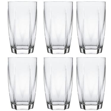 Imagem de Conjunto de Copos Long Drink Nadir Estela 460ml – 6 Peças