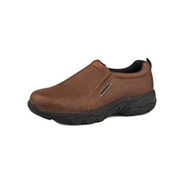 Imagem de Mocassim masculino Roper Western Slip on, Marrom, 40
