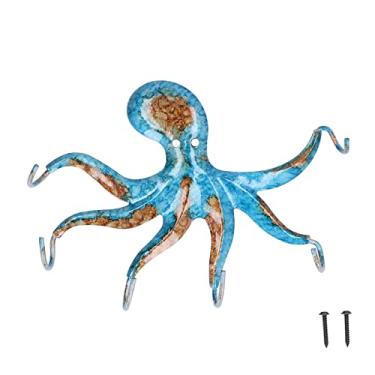 Imagem de gancho de polvo de ferro de forma única,Porta-chaves de polvo, ganchos de metal gancho de polvo de ferro montado na parede, ganchos de metal que economizam espaço para cozinha do banheiro do quarto