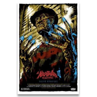 Imagem de Poster Decorativo 42cm X 30cm A3 Brilhante A Hora Do Pesadelo Freddy -