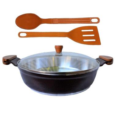 Imagem de Frigideira Cereja Alumínio Fundido Usinado Talher 05 AM 30cm