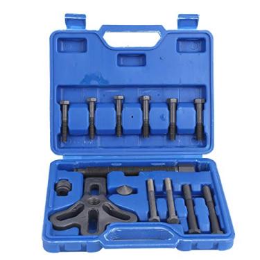 Imagem de Extrator de balanceador harmônico, extrator de equilíbrio harmônico de aço tratado termicamente, 13 peças, kit extrator de volante de liga profissional, ferramenta de reparo de carro para a maioria dos carros captadores SUV